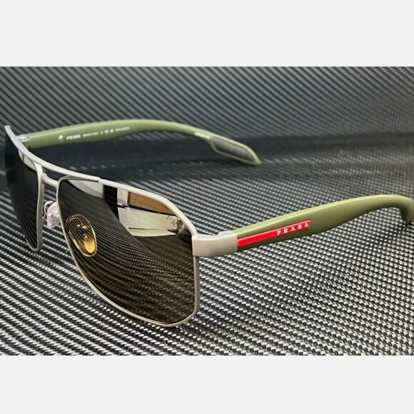 Prada NEW Matte Polarized Men's Sunglasses - Picture 1 of 4